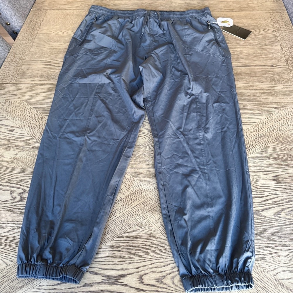 Libin Mens Waterproof Joggers XXL Grey UPF 50+ Hiking Travel Athletic XXL NWT